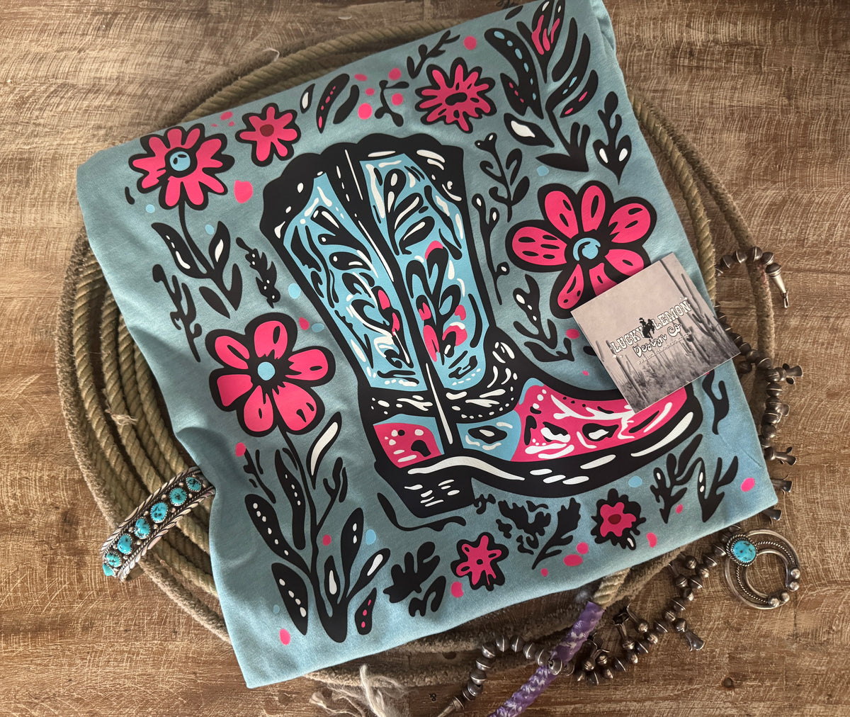 Boot in Bloom Tshirt