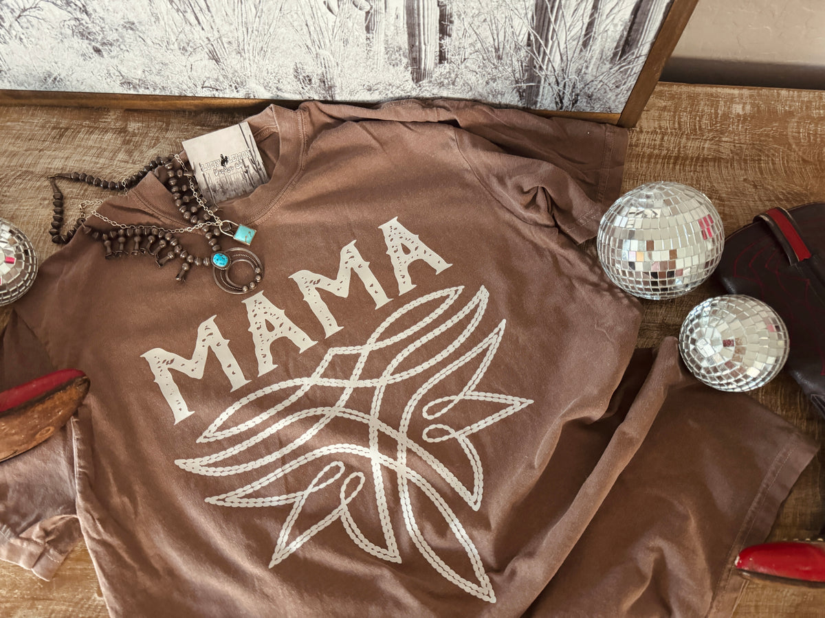 Mama Boot Stitch Tshirt