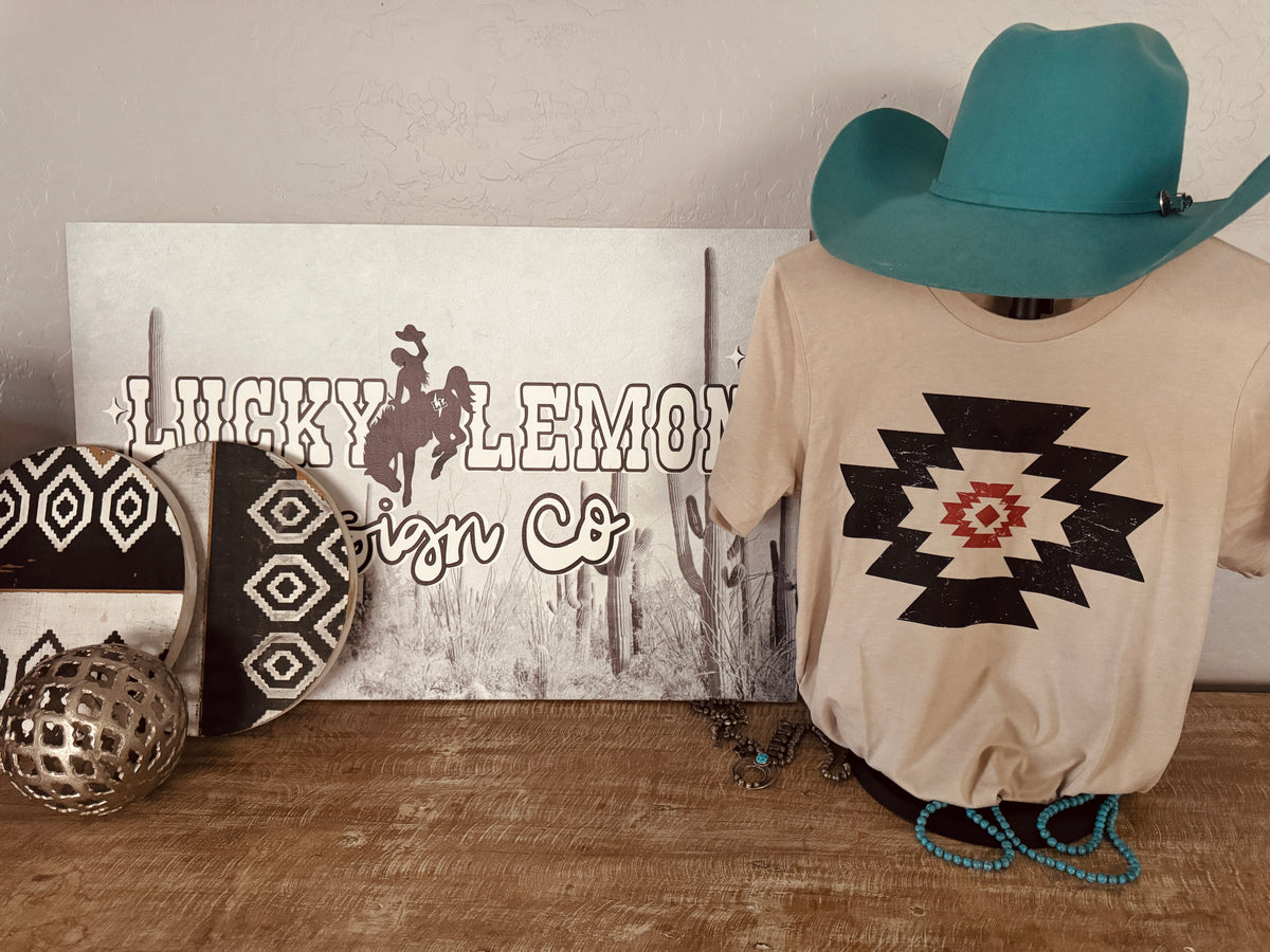 Aztec tan Tshirt