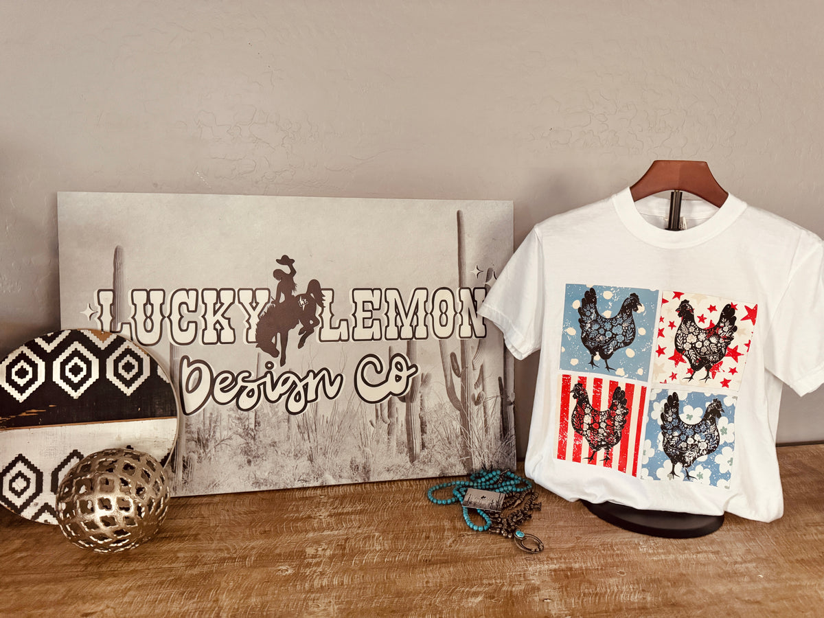 Patriotic Chicken Tshirt