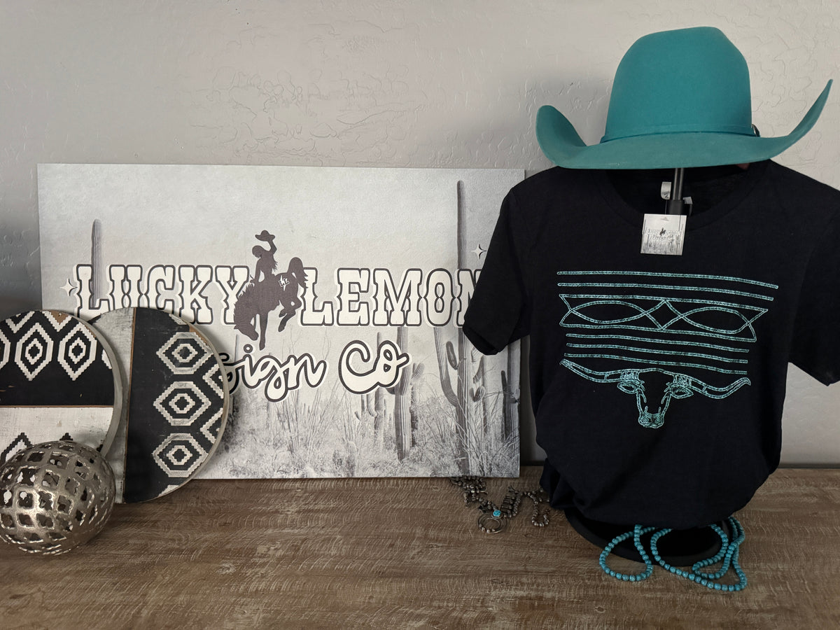Longhorn Boot stich tshirt