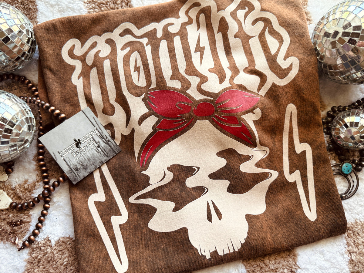 Mom skull tshirt