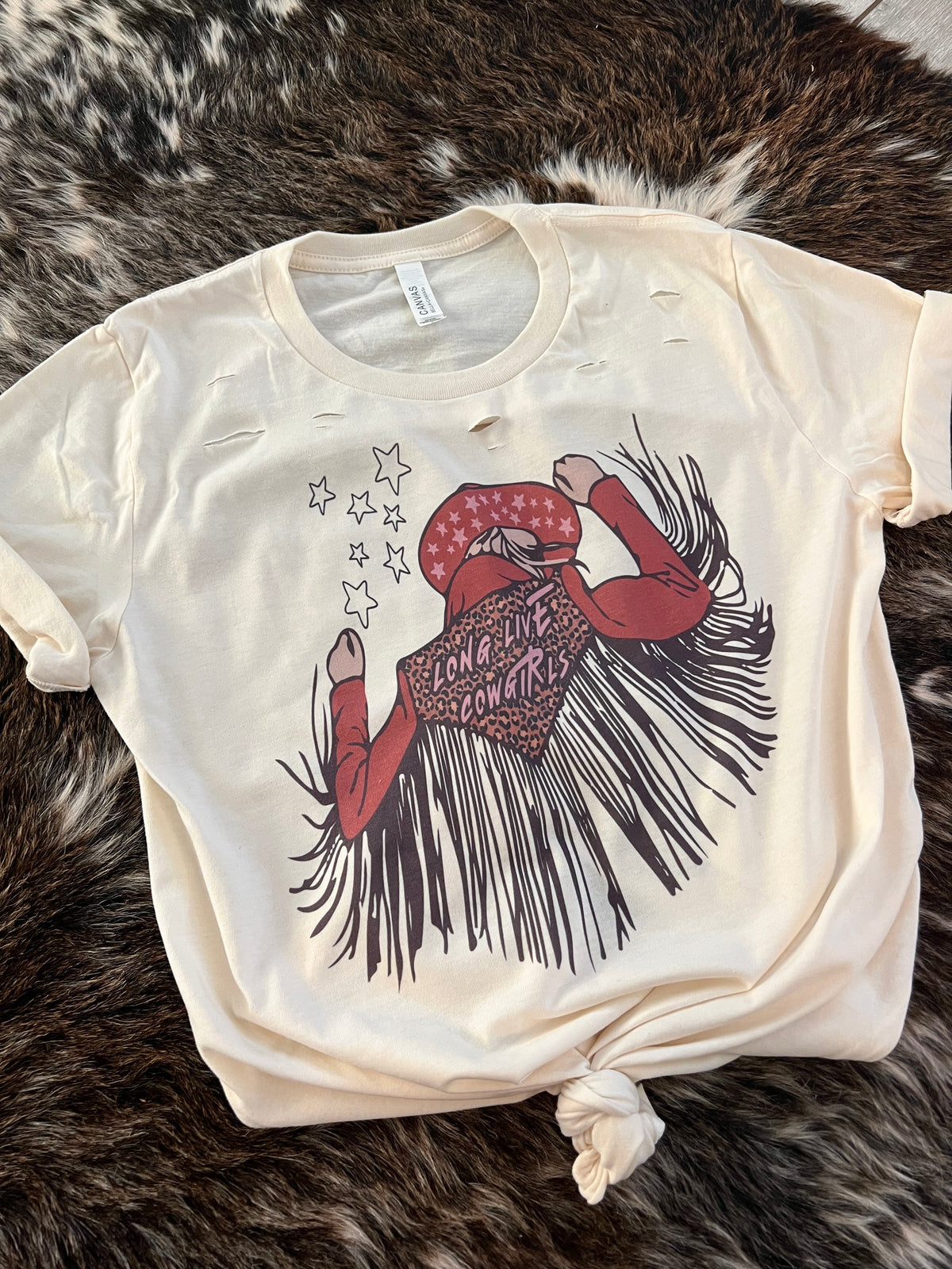 Fringe Cowgirl Tshirt