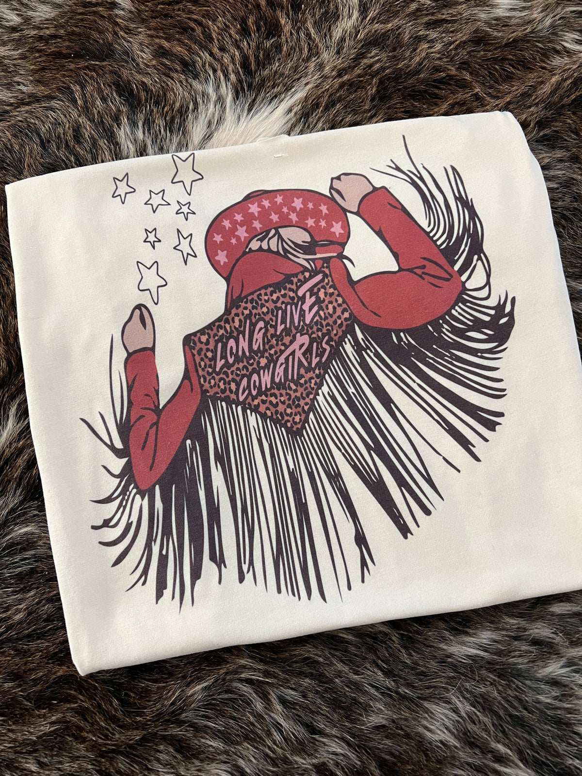 Fringe Cowgirl Tshirt